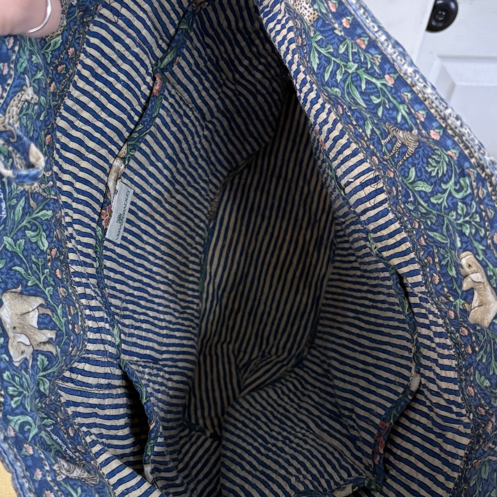 Vtg Vera Bradley Animal Kingdom Safari Quilted Purse Shoulder Bag Retired Toggle - Picture 3 of 9